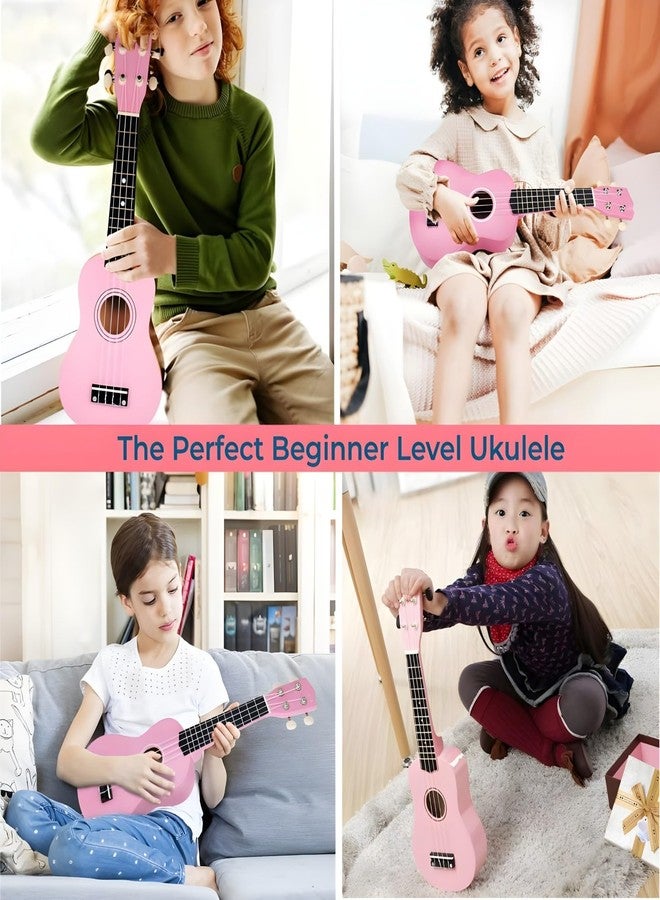 Jakeloo 21 Inch Wooden Kids Toddler Child Children Acoustic Guitar Musical Instruments Ideal for 3-9 Year Old Boys Girls Gifts (Pink) - Image 5